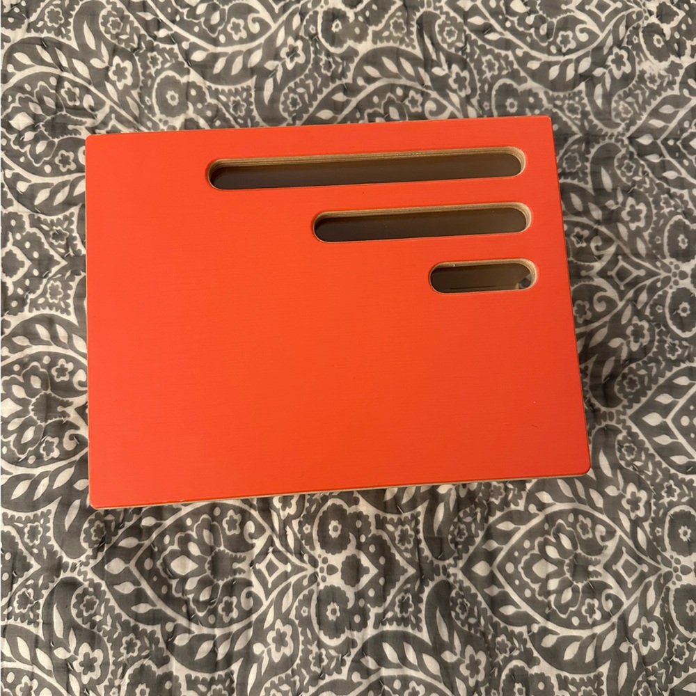 Kids Wooden Slot Box Educational Toy - Orange